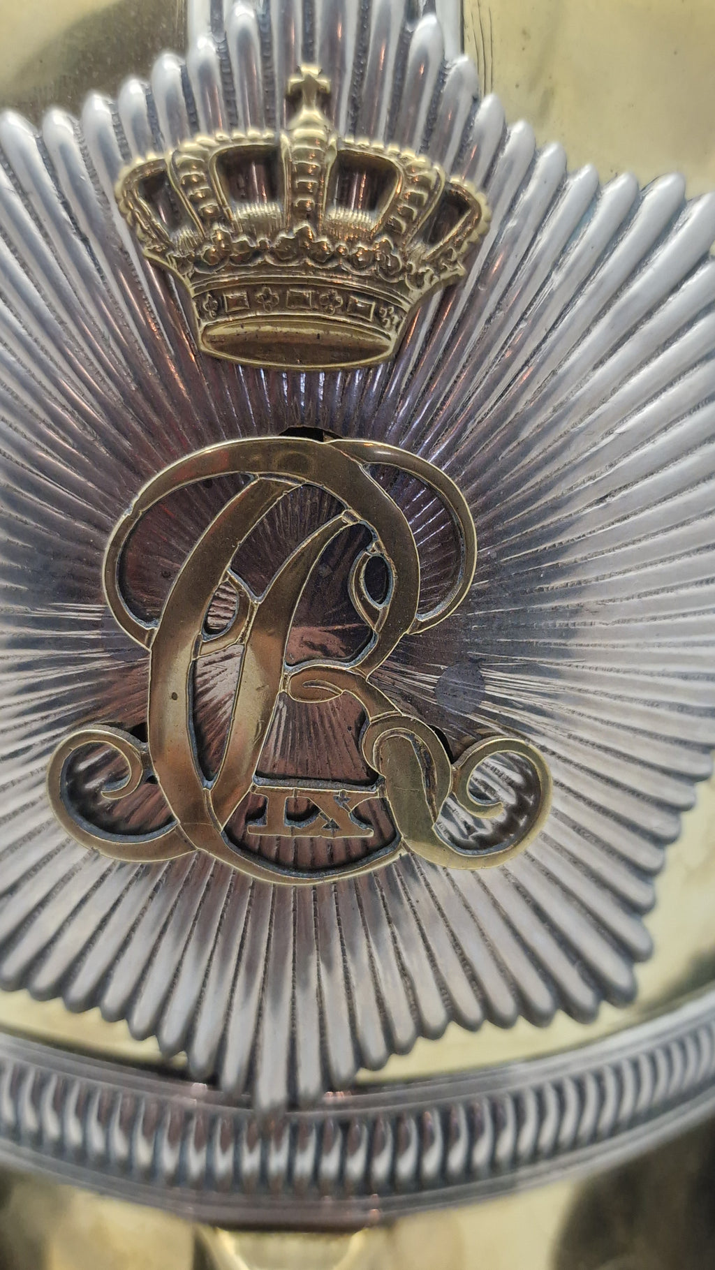 Original Ekstermt sjælden Hestegarde hjelm model 1853