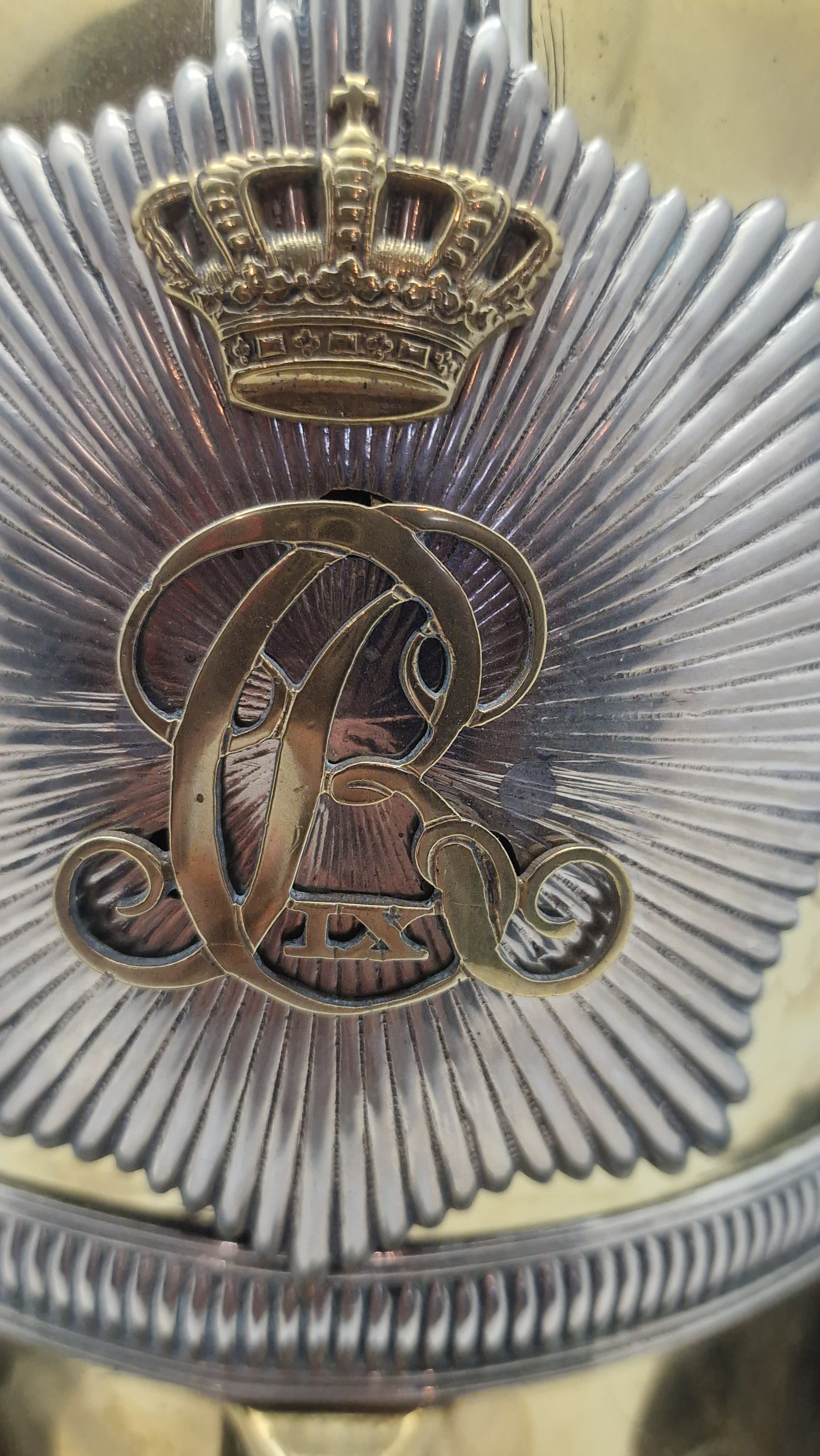 Original Ekstermt sjælden Hestegarde hjelm model 1853