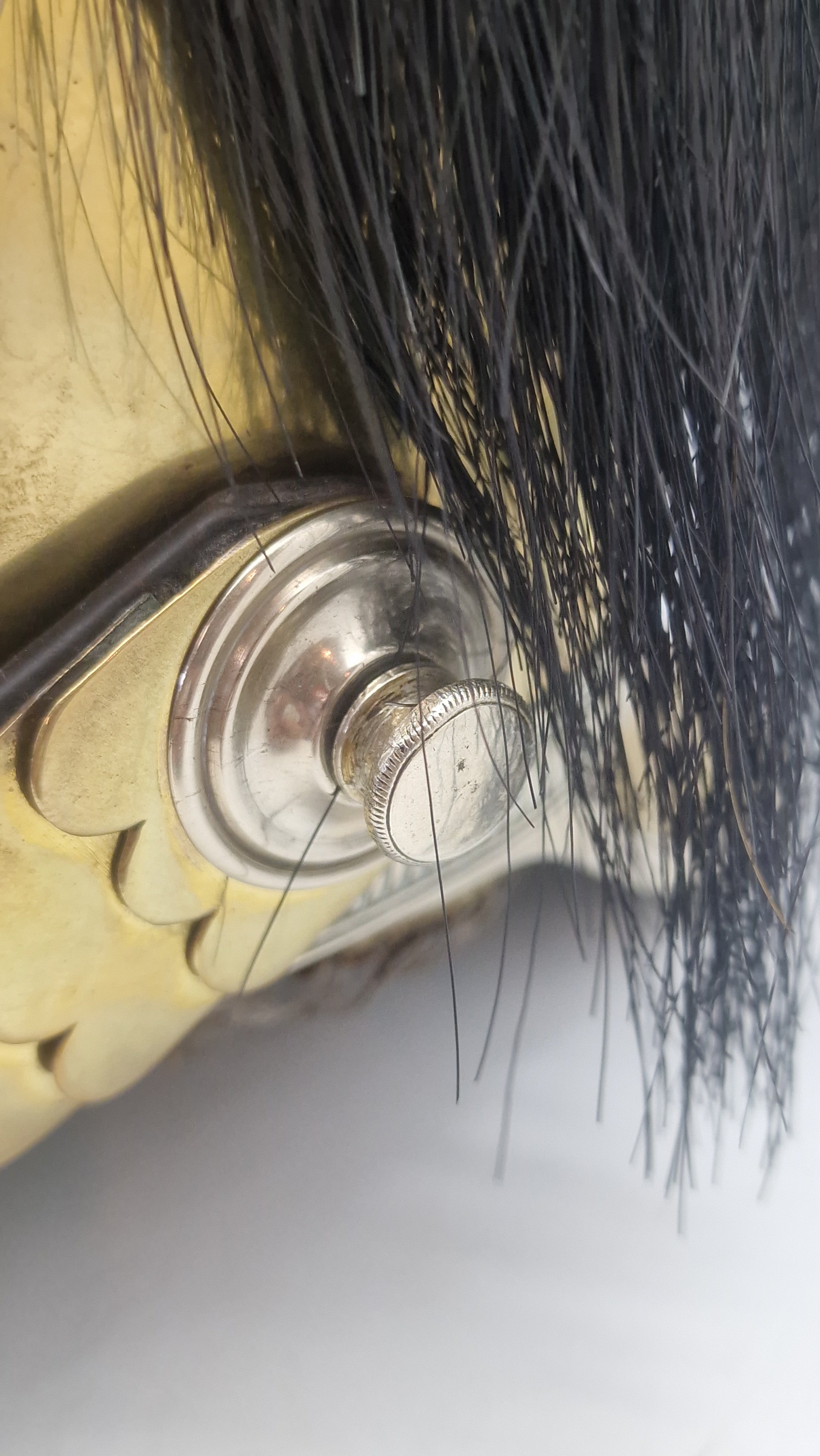 Original Ekstermt sjælden Hestegarde hjelm model 1853