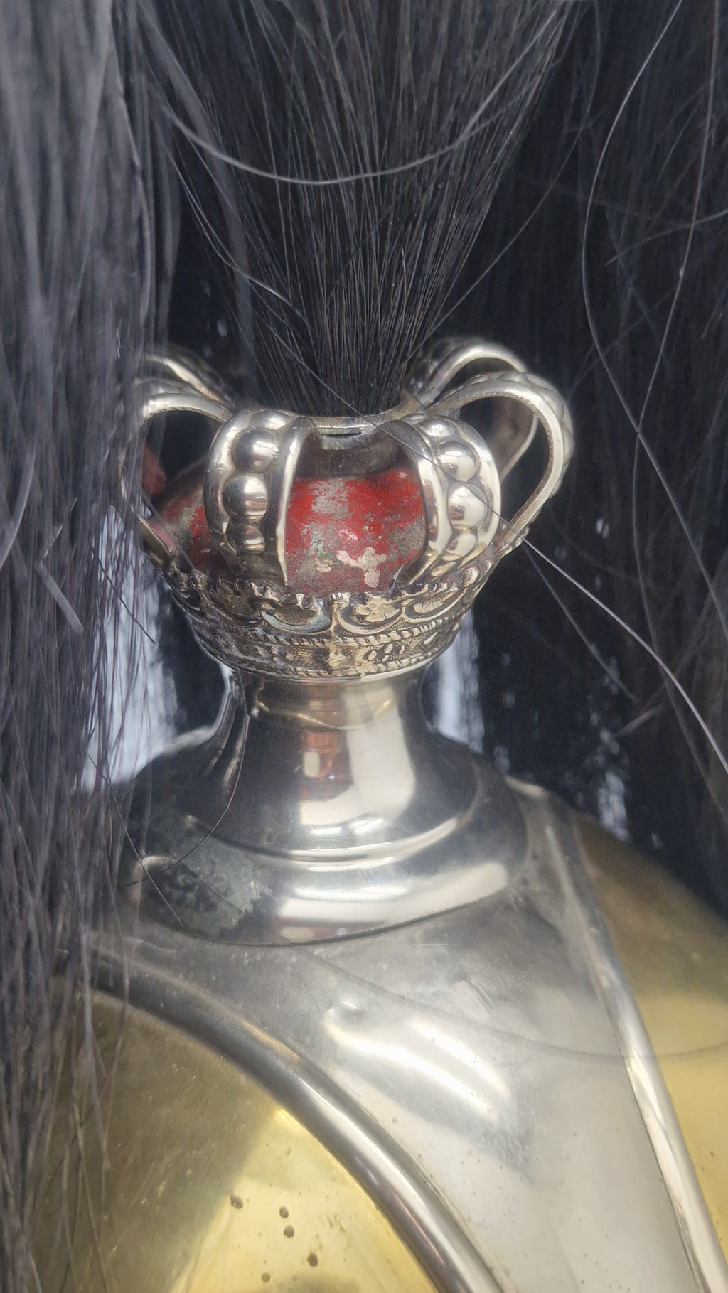 Original Ekstermt sjælden Hestegarde hjelm model 1853