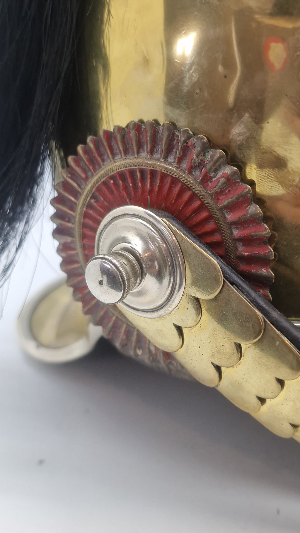 Original Ekstermt sjælden Hestegarde hjelm model 1853