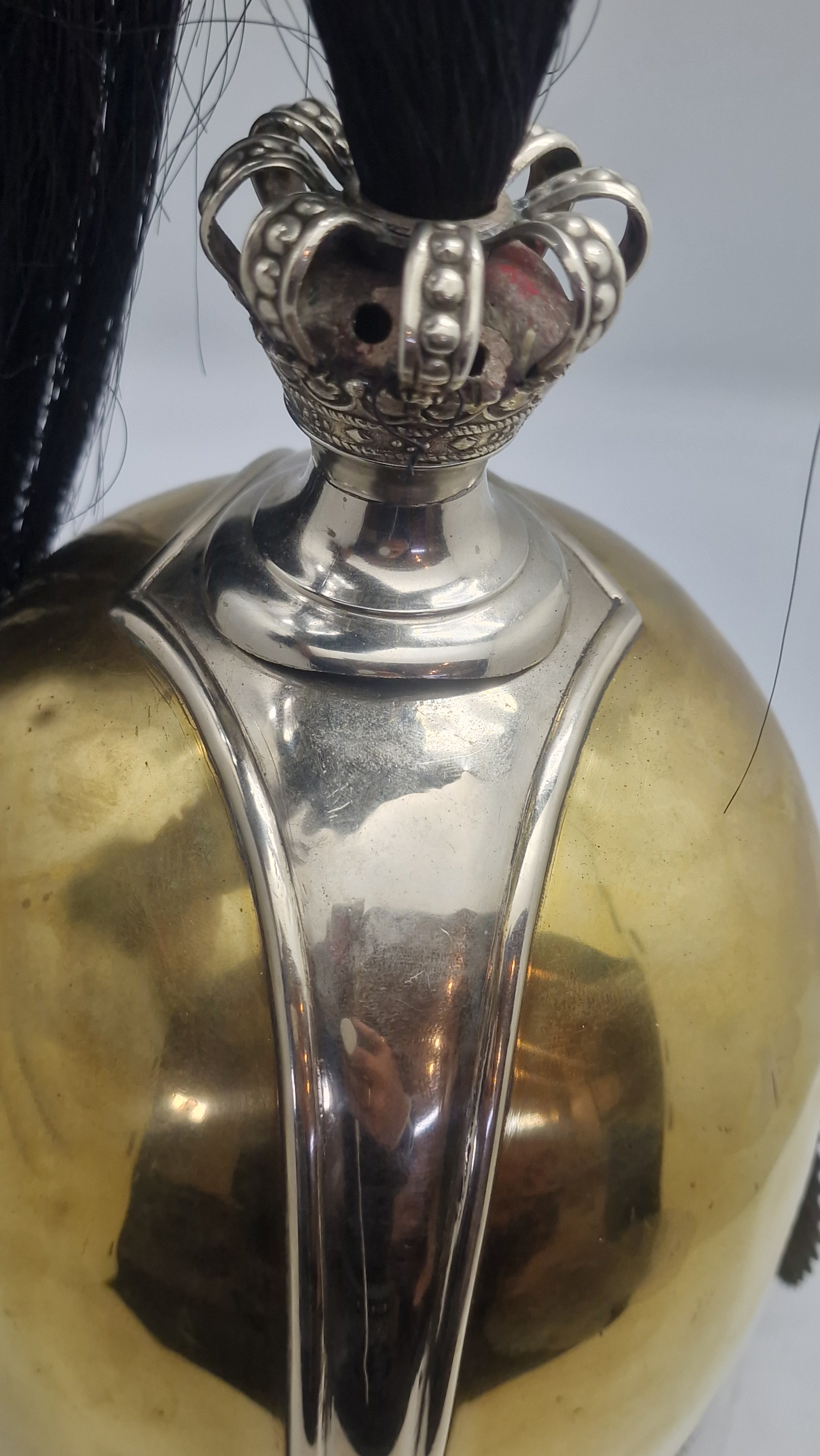 Original Ekstermt sjælden Hestegarde hjelm model 1853