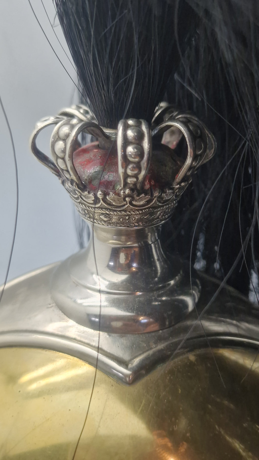 Original Ekstermt sjælden Hestegarde hjelm model 1853