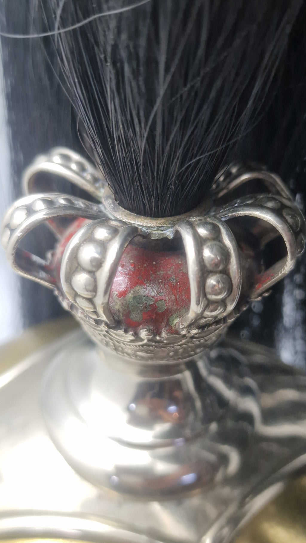 Original Ekstermt sjælden Hestegarde hjelm model 1853