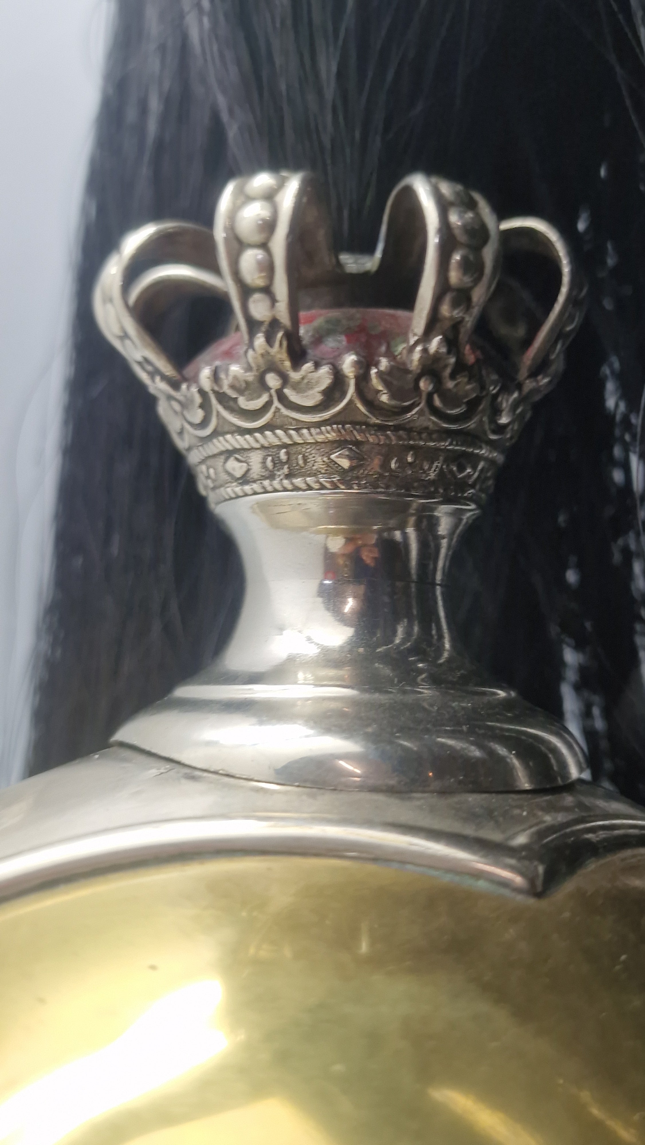 Original Ekstermt sjælden Hestegarde hjelm model 1853